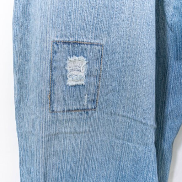 ENYCE Hip Hop Baggy Jeans 44 x 34 Y2K Patch Skater Wide Leg Streetwear - Picture 14 of 16